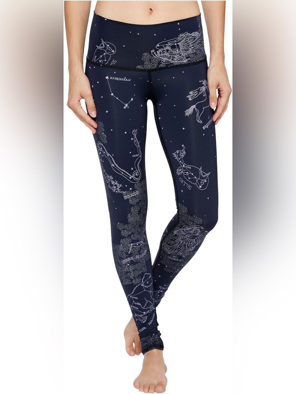 TEEKI size XS celestial stars and constellations print Print Yoga Leggings